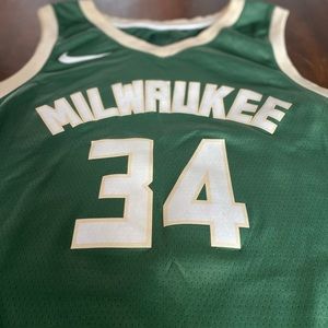 Anterokunmpo Milwaukee Nike Dry Fit Jersey